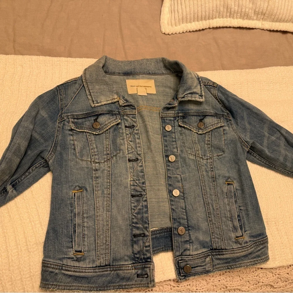 Bride, Pilcro and the Letterpress Light Blue Denim Jacket